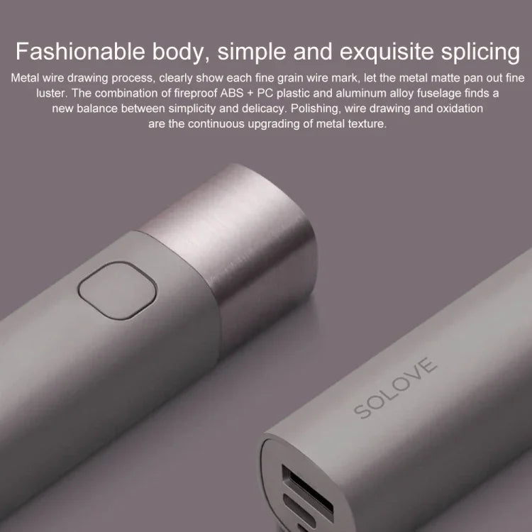 Xiaomi Youpin SOLOVE LED Ficklampa 3000mAh