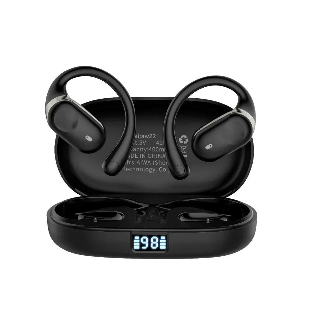 Open Ear Hanging Wireless Earphones Outdoor Ultra-Long Battery Time Headphones