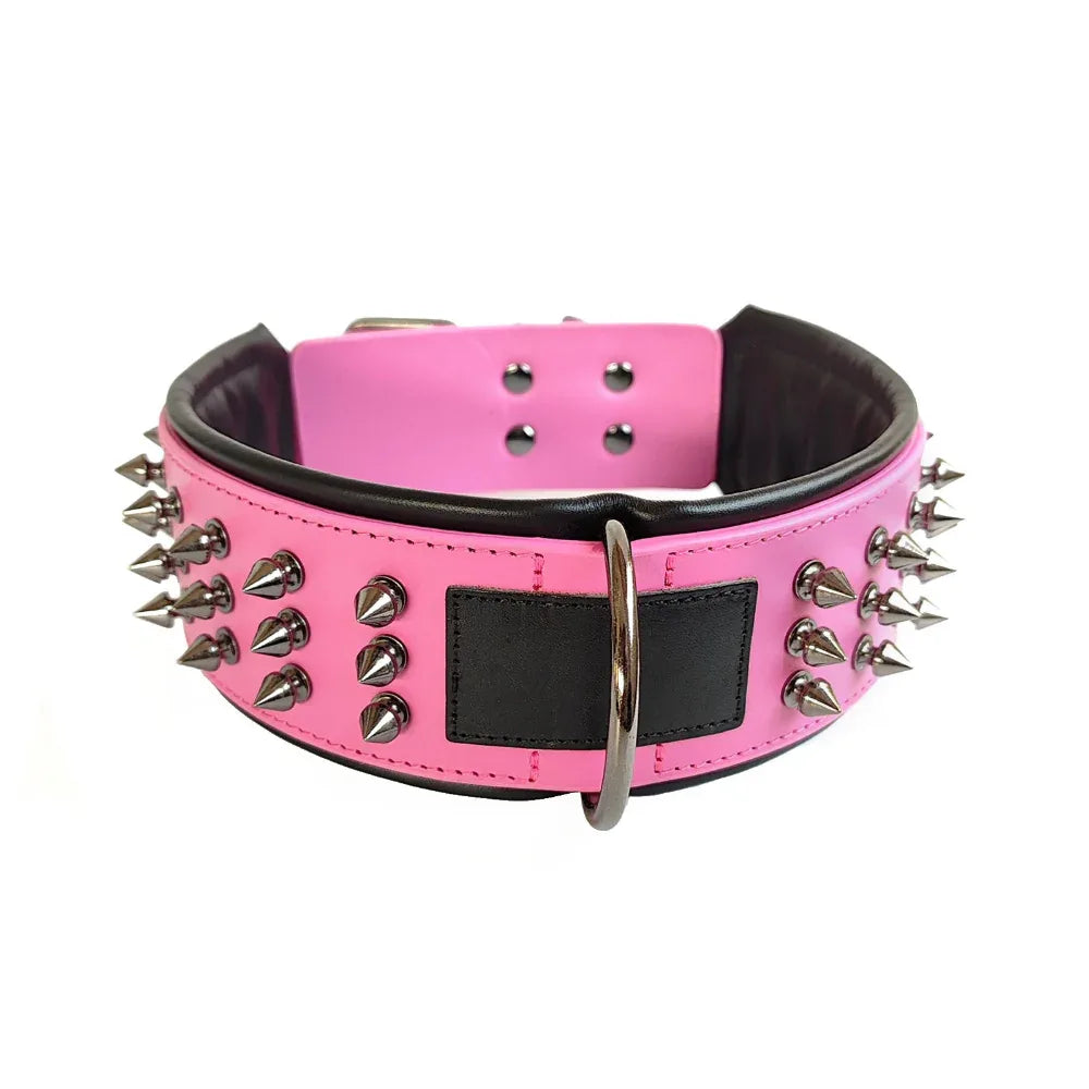 Pet Leather Collar Dog Bandana