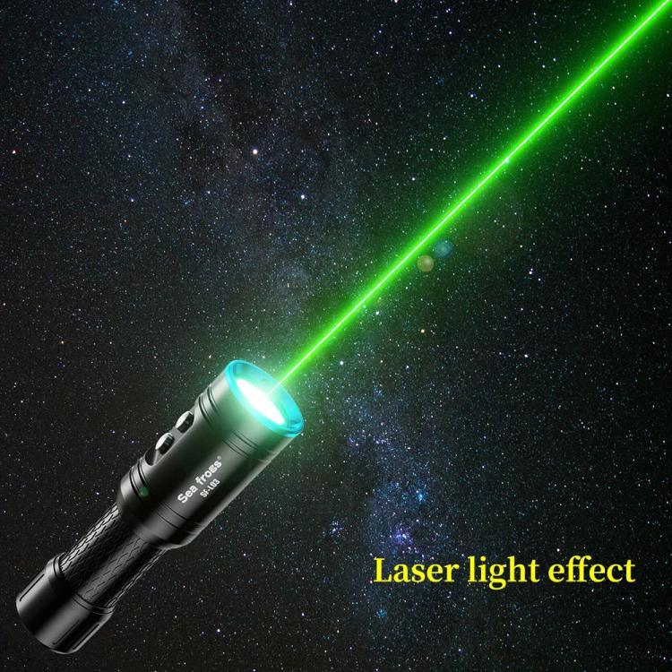 Sea Frogs SF-L03 – Vattentät Dykficklampa för Professionell Användning (1000 lm)