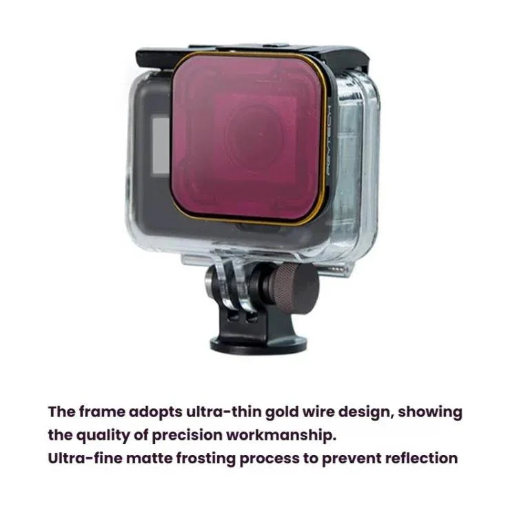 GoPro HERO5/HERO6 PGYTECH Dykfilter – Vattentätt och färg korrigerande