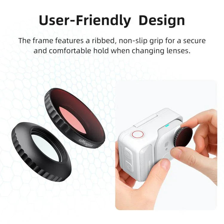 aMagisn Vattentätt Anti-fog Filter för Insta360 GO Ultra