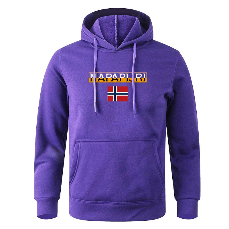 Men's Pullover Printed Sweater Casual Hoodie