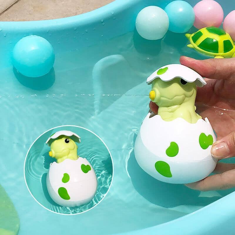 Ägg Sprinkler Badleksak