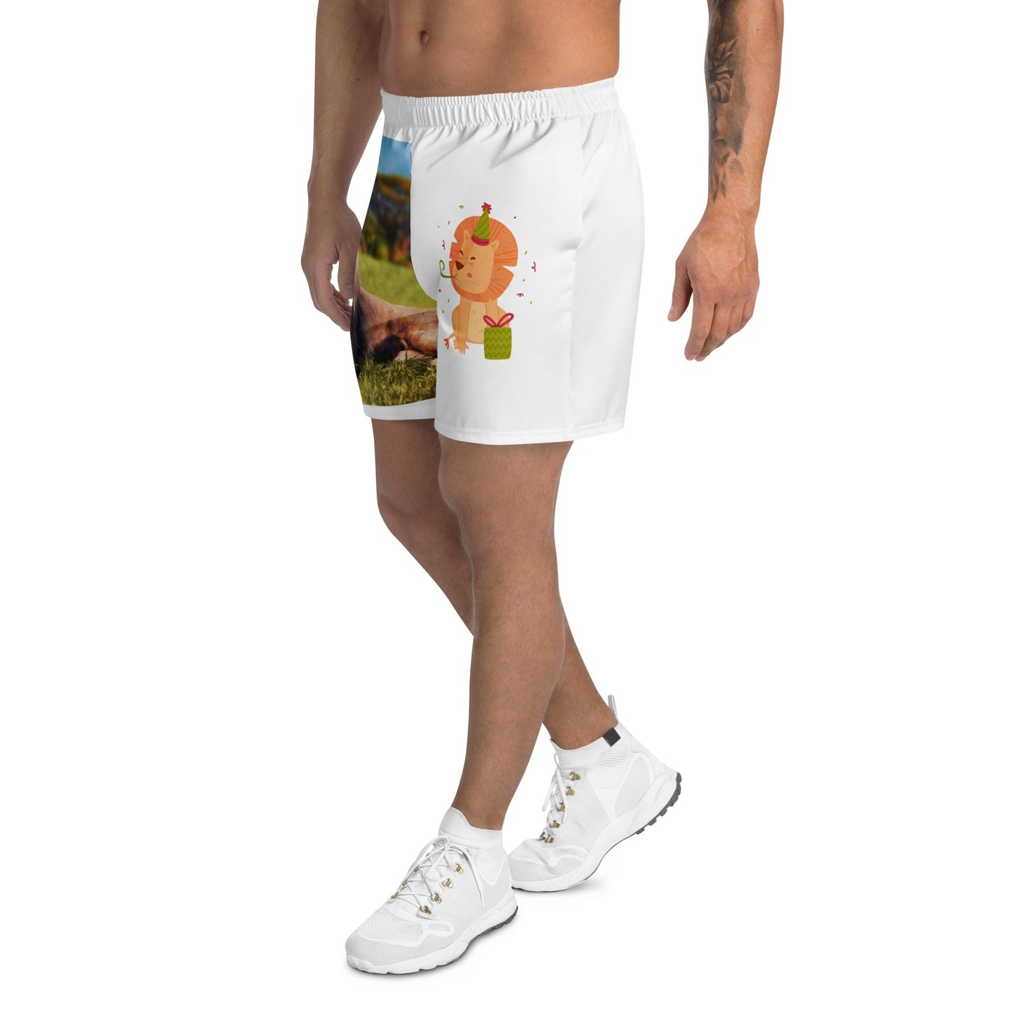 All-Over Print Unisex Athletic Long Shorts