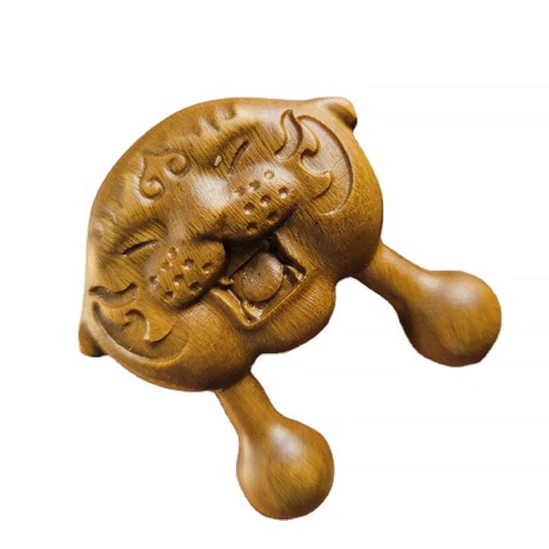 Ansiktsmassageverktyg i trä