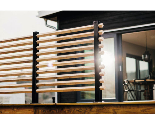 Staketstolpe Svart - RAMA