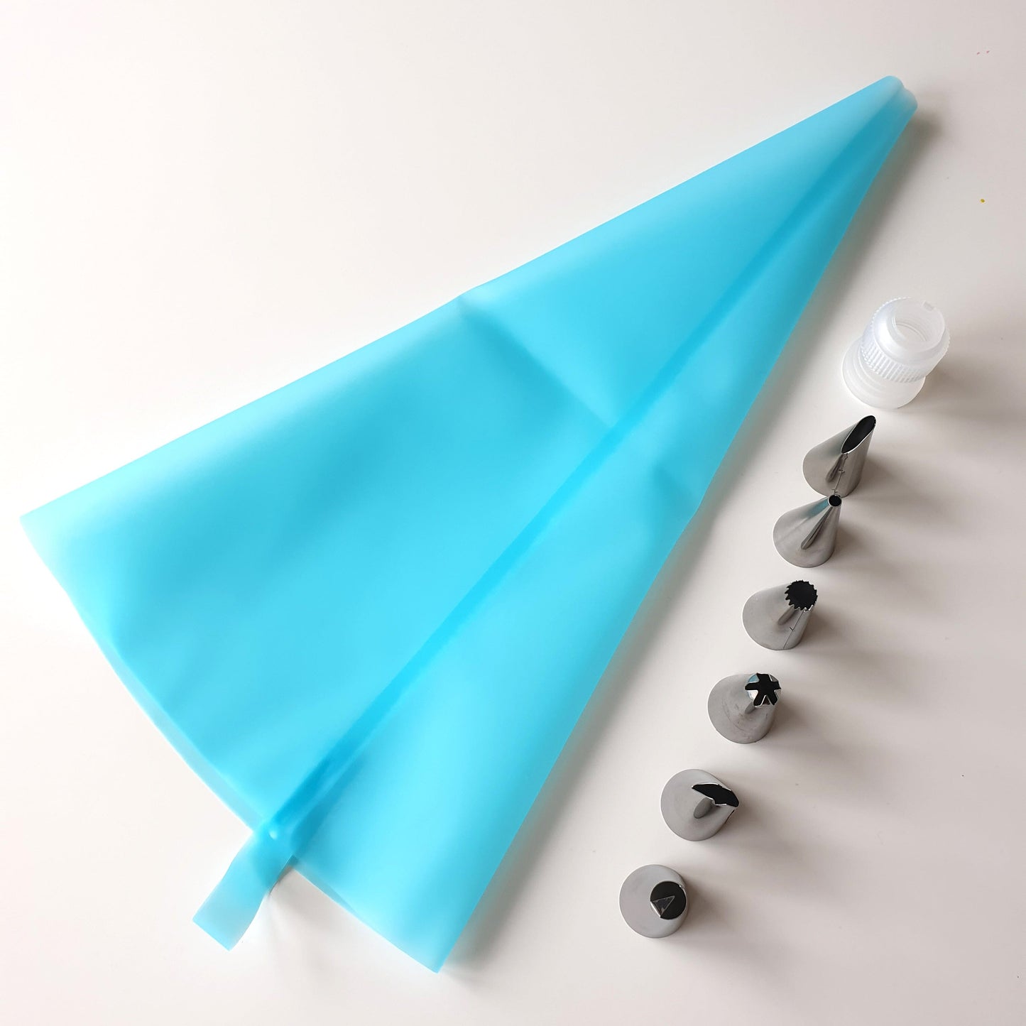 Återanvändningsbar Spritspåse i Silikon med 6 st munstycken