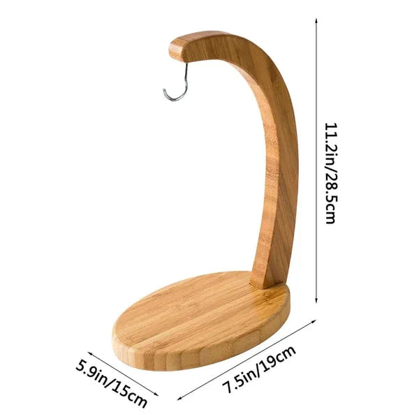 Elegant Bananhållare i Bambu – För Fräschare Bananer & Stilrent Kök