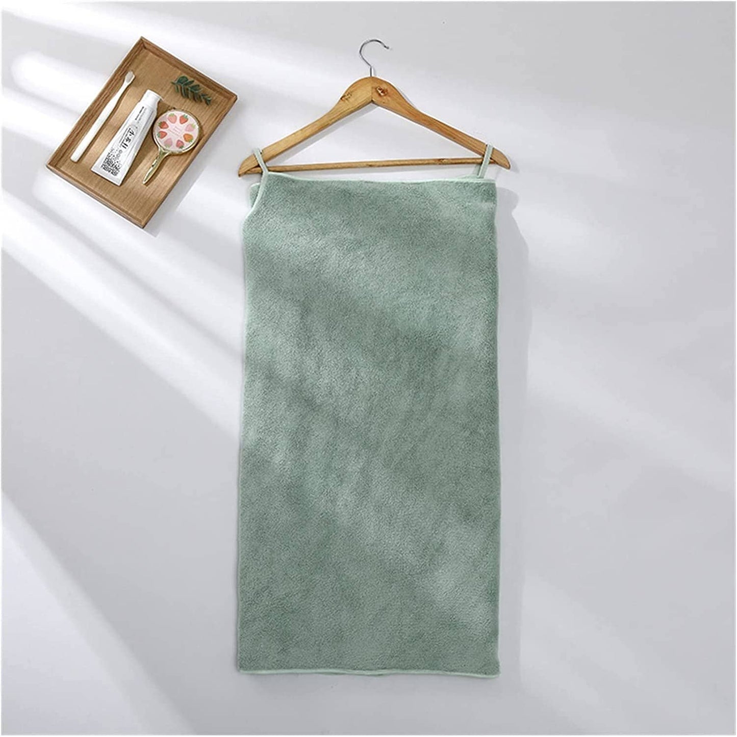 Bärbar korall Fleece handduk