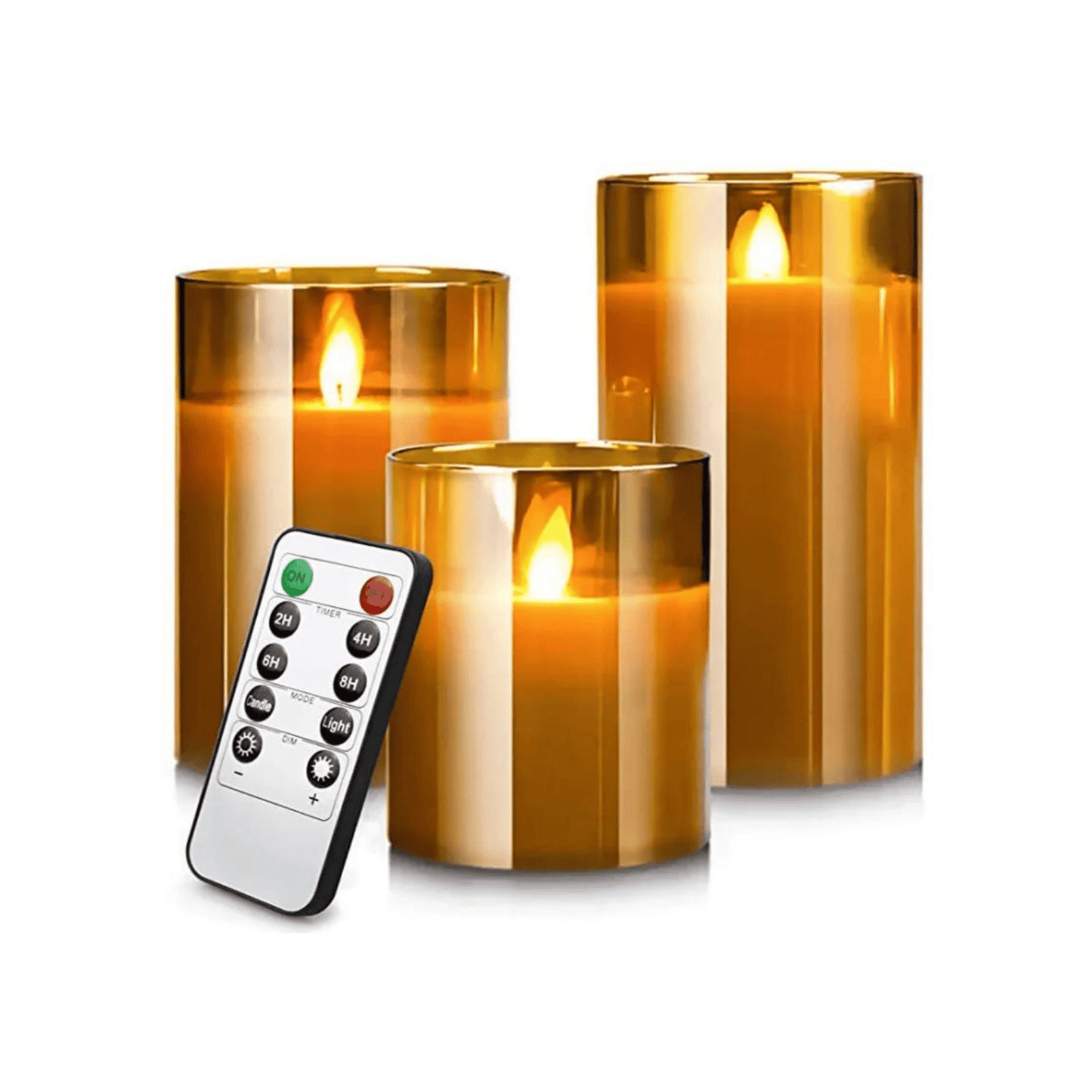 Batterljus med timer