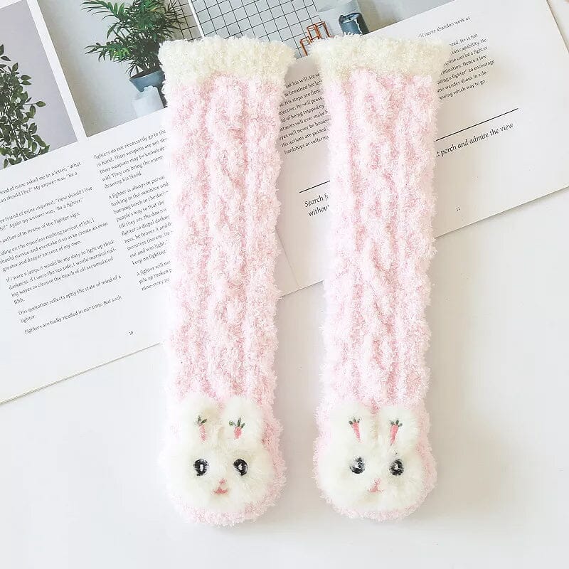 Bebis Vinter Fluffiga Toffel Sockor