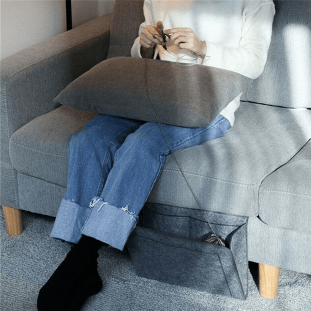 Smart Förvaringsficka – Säng- & Sofforganiserare i Filt