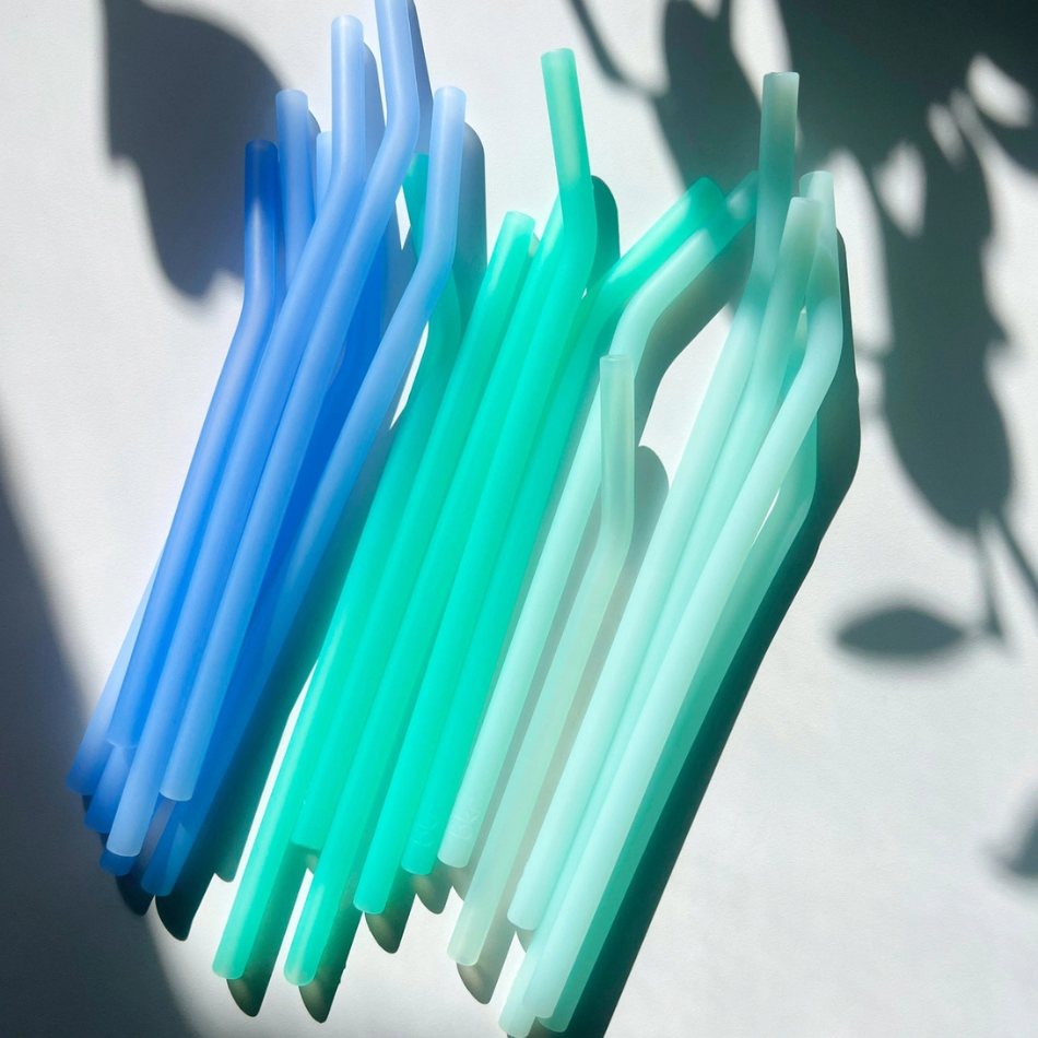 bkr vattenflaska med sugrör set - Etoile 1L