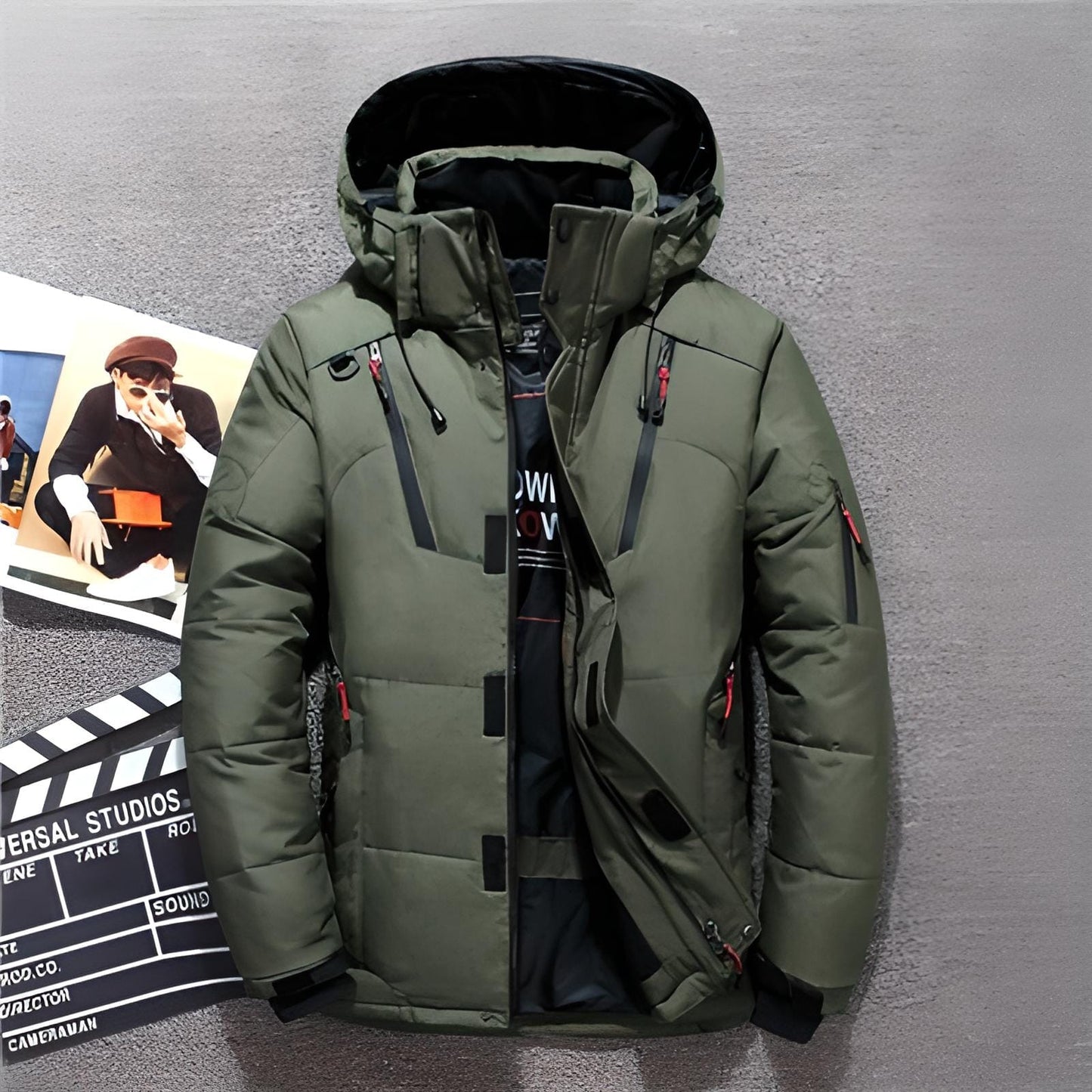 Brett® Cold Down Jacket – Vind- och Väderbeständig Dunjacka för Kalla Dagar