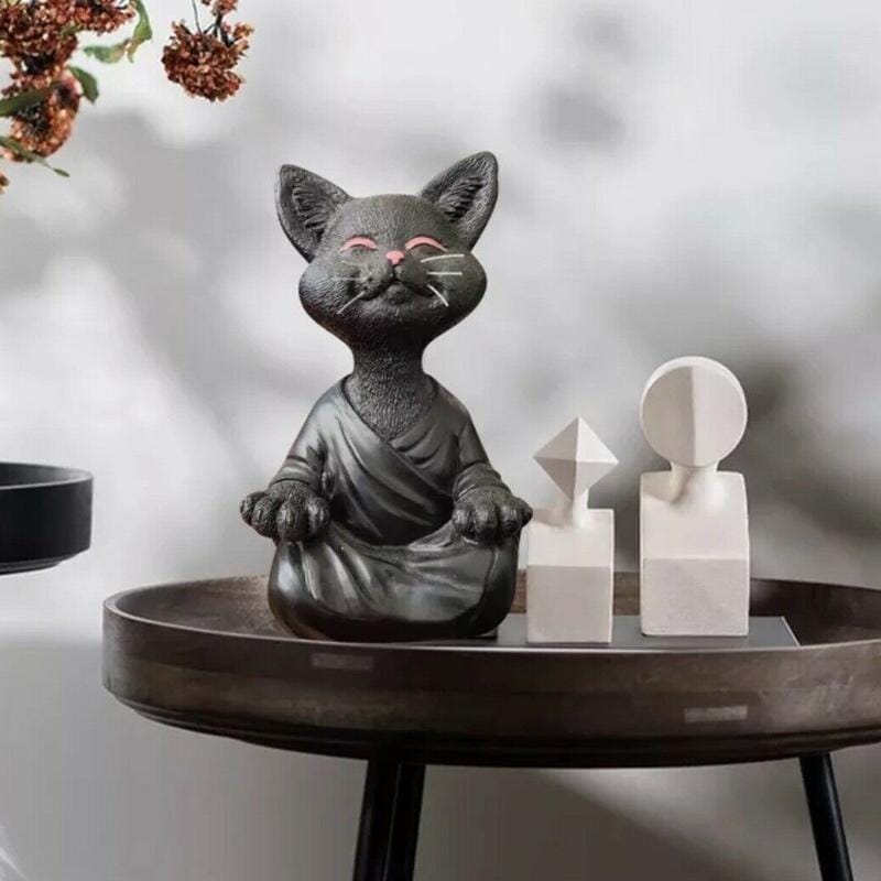 Buddha Katt Prydnad