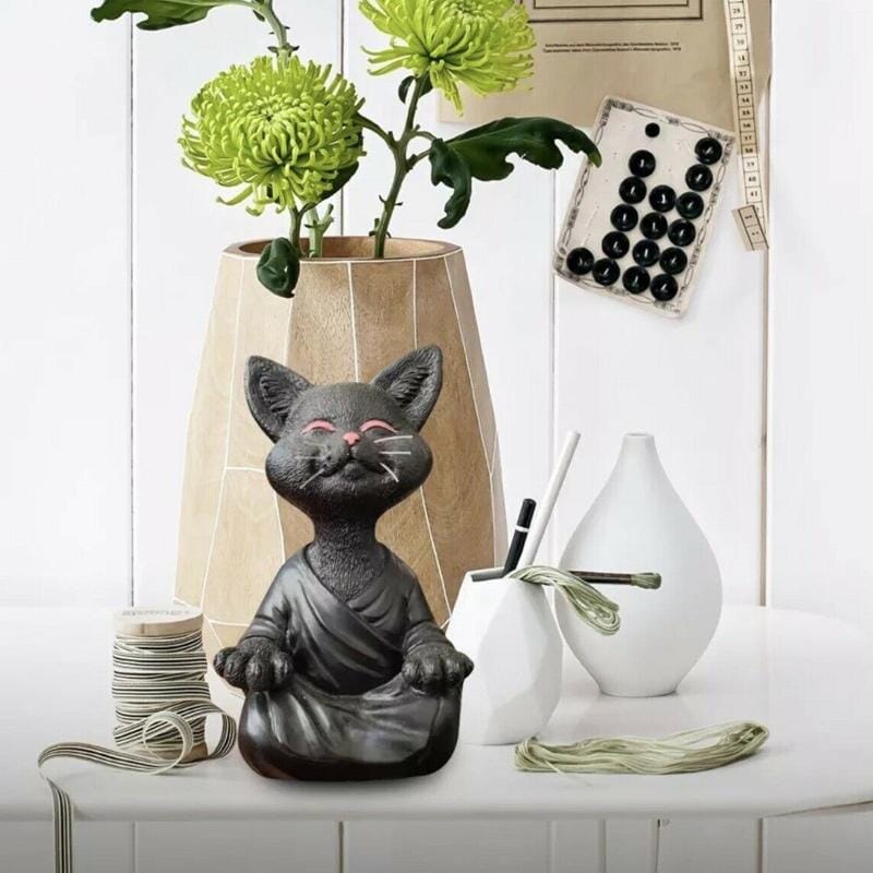 Buddha Katt Prydnad