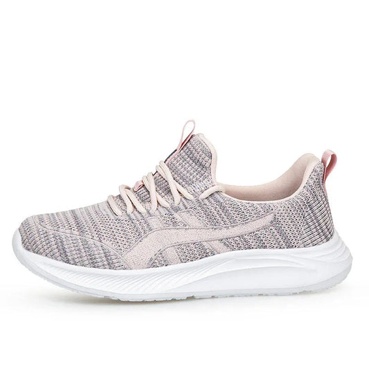 Fly-Knit Sneakers Soft Bottom Non-Slip Women's Running Shoes