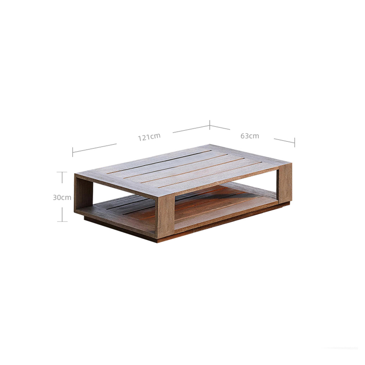 Denton Rustic Coffee Table-3