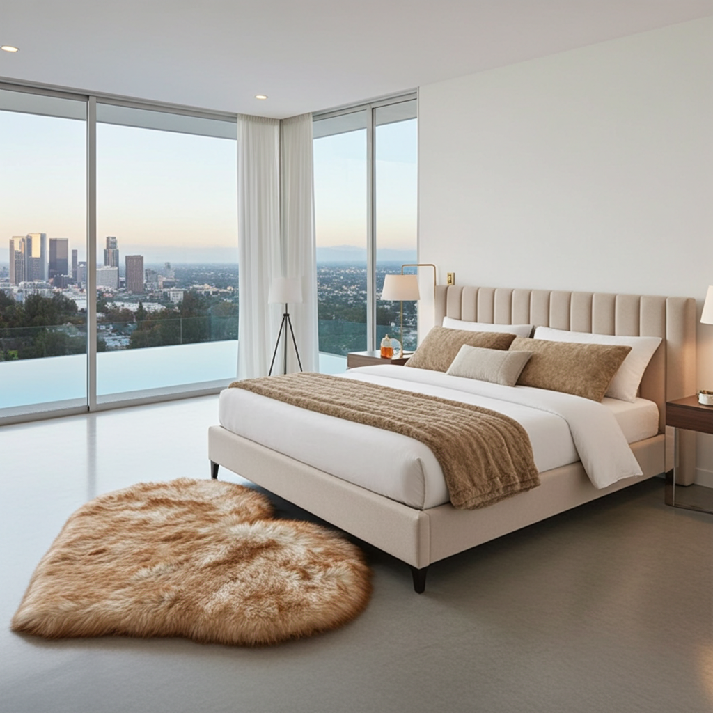 HJÄRTAT - Mjuk hjärtformad matta