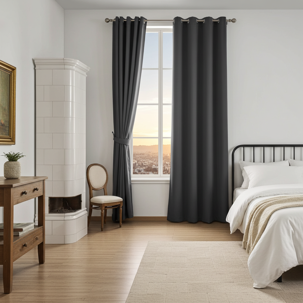 GONATT Mörkläggningsgardin