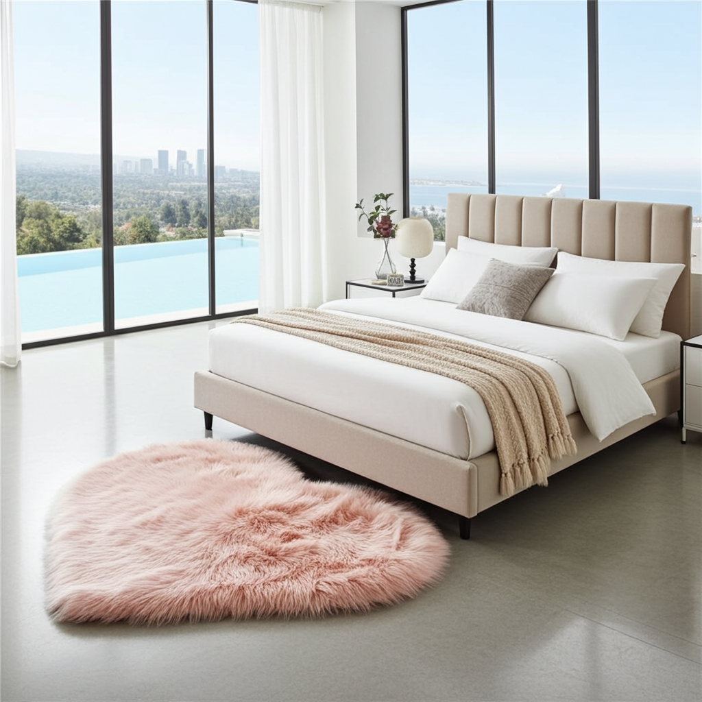 HJÄRTAT - Mjuk hjärtformad matta