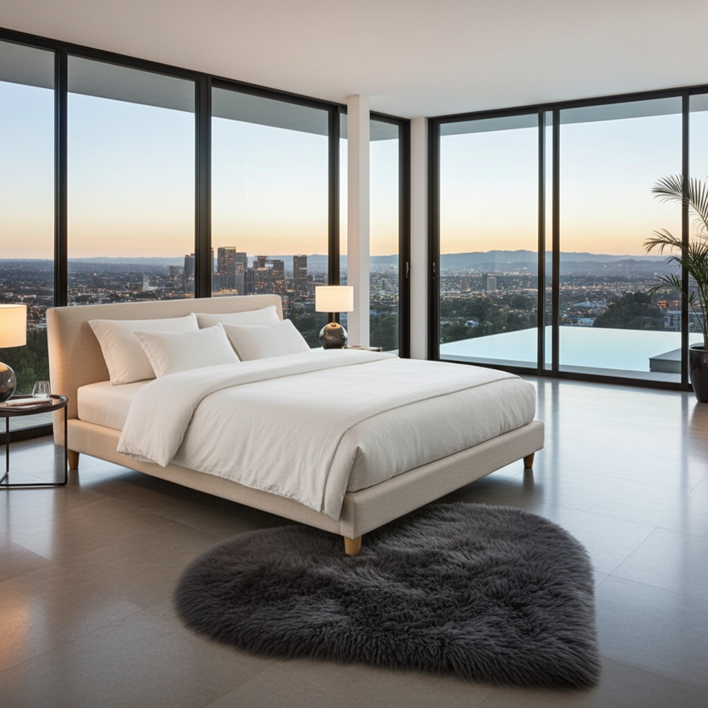 HJÄRTAT - Mjuk hjärtformad matta