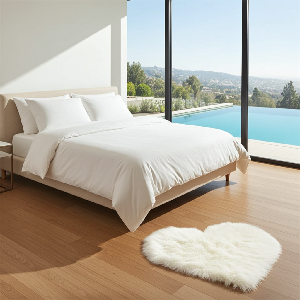 HJÄRTAT - Mjuk hjärtformad matta