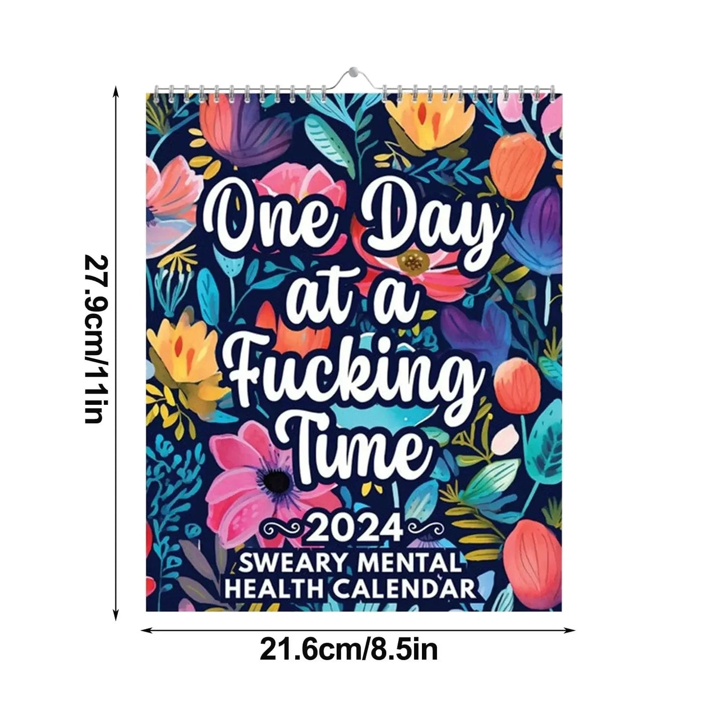 En j*vla dag i taget! - Rolig Mental Hälsa-Kalender för 2024