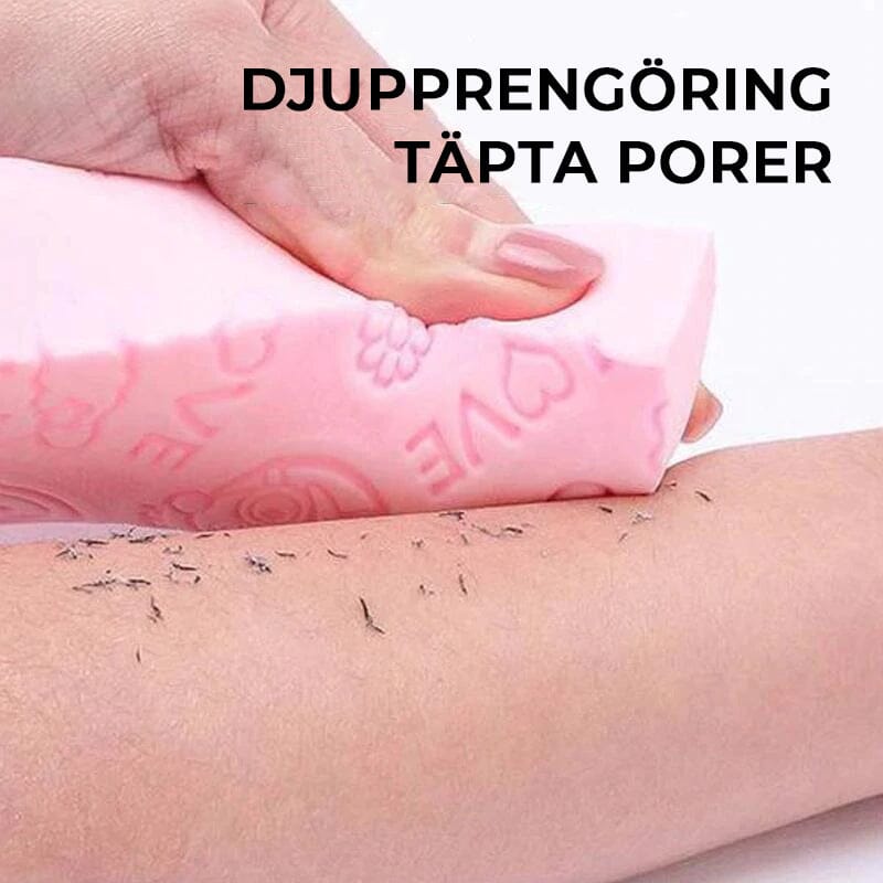 Exfolierande Badsvamp