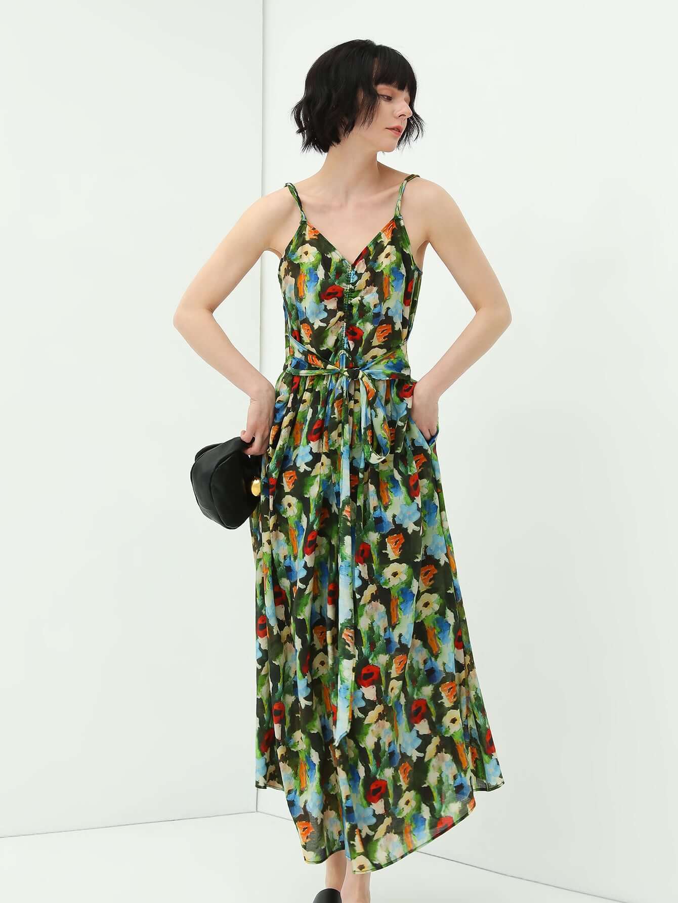 Floral Camisole Dress-1