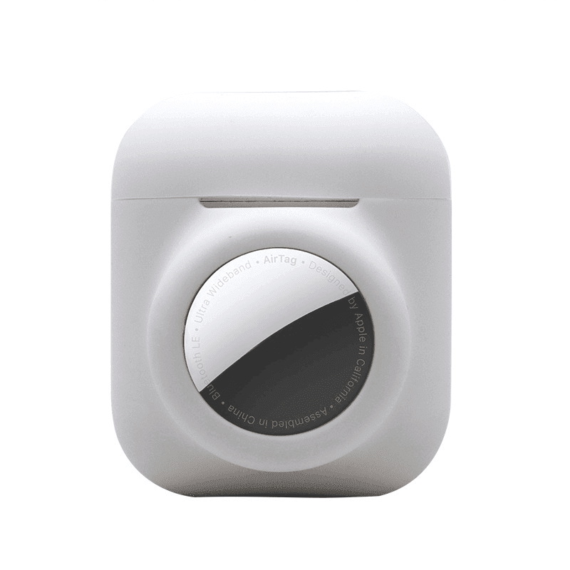 FMW™ - Airpods-hållare i silikon med inbyggd AirTag-hållare