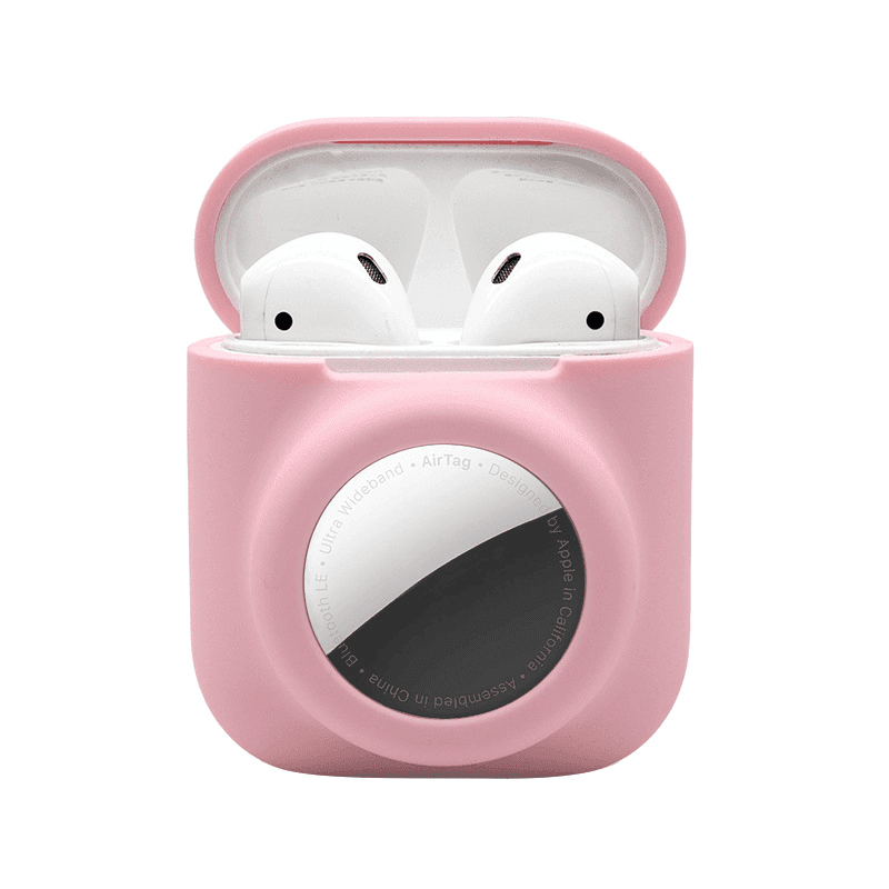 FMW™ - Airpods-hållare i silikon med inbyggd AirTag-hållare