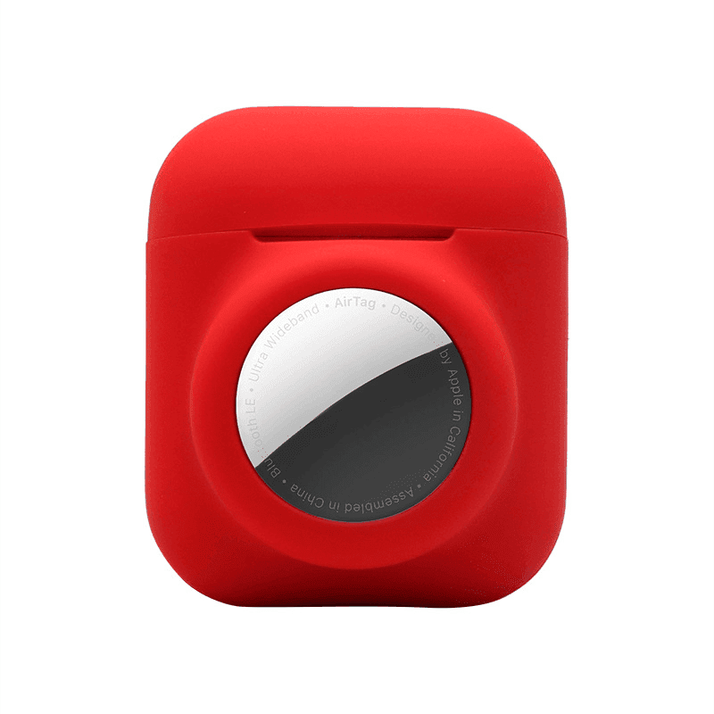 FMW™ - Airpods-hållare i silikon med inbyggd AirTag-hållare