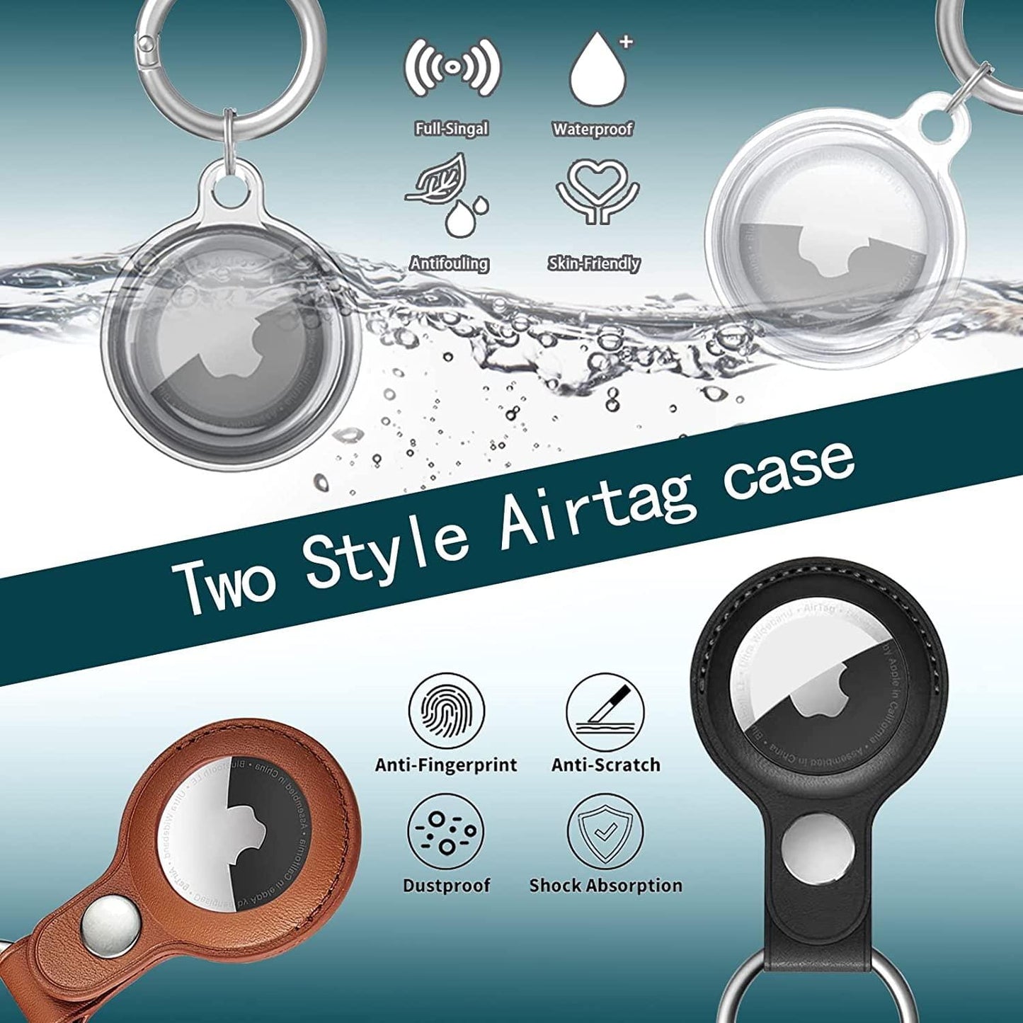 FMW™ - AirTag Nyckelring och skydd till Apple AirTag