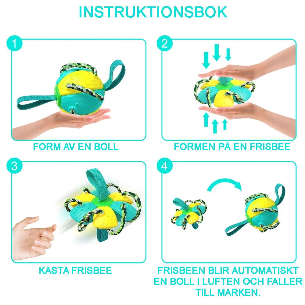 Frisbeeboll - Hundleksak