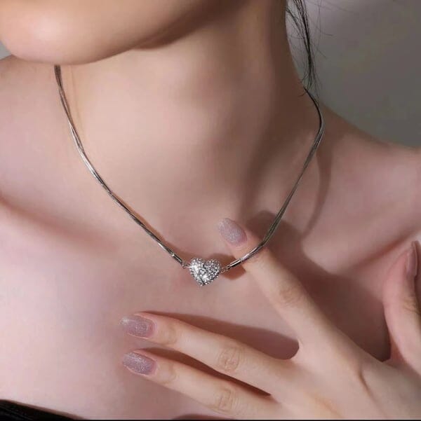 Hjärta - Magnetiskt halsband