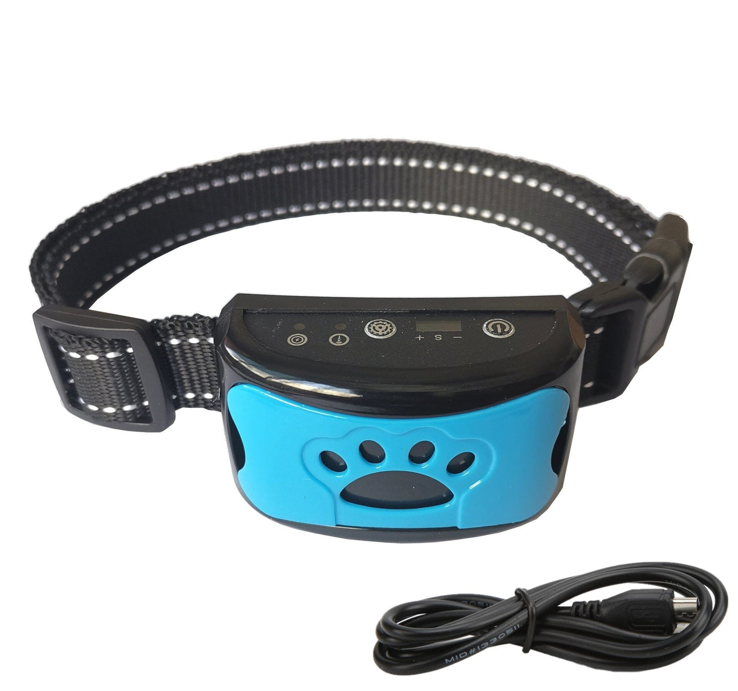 Humant anti-skall halsband för hundar