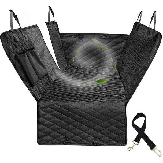 Hundkojan + Gratis hundbälte - Baksätesskydd som skyddar mot lera och hår