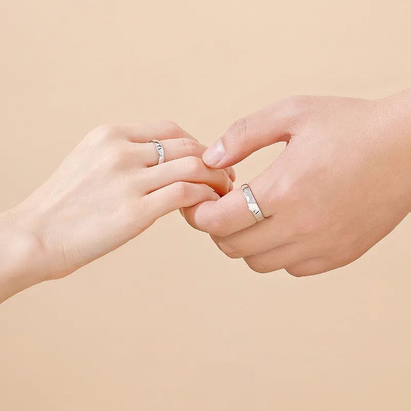 Infinity-ring Sterling Silver Parringar - Alla hjärtans dag Present