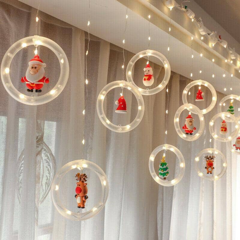 Jul LED Gardinslinga