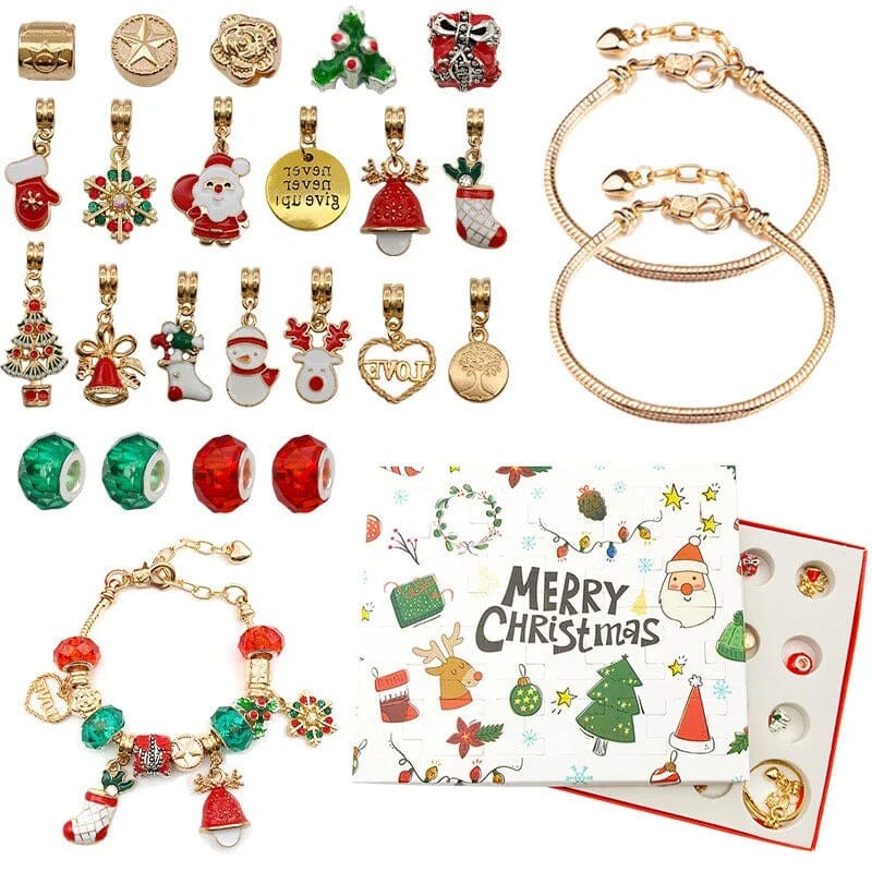 Julkalender Barn – Armband & Minnesberlocker 24 Luckor