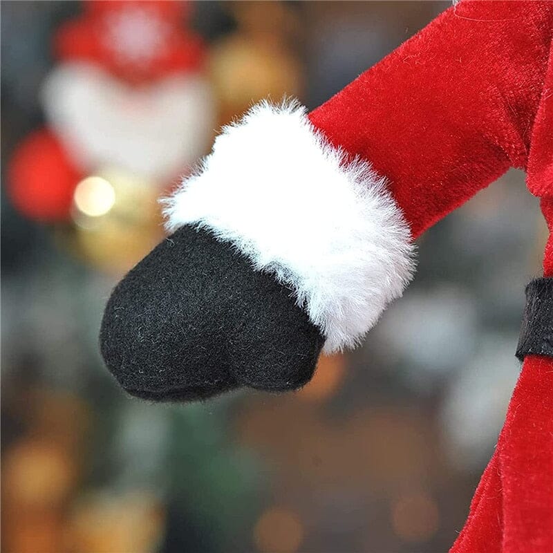 Julkläder till vinflaska