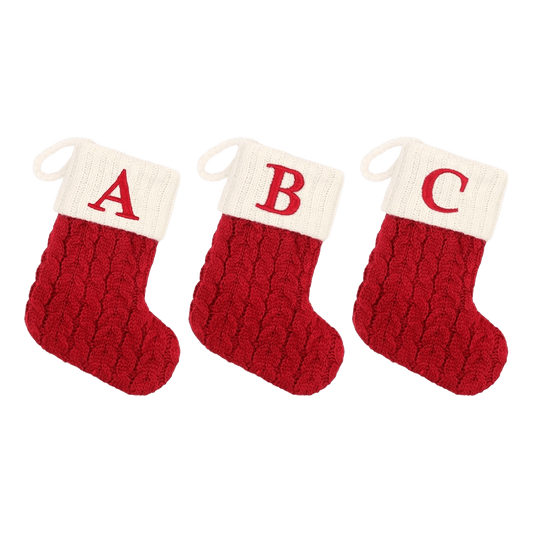 Julstrumpor med Bokstav