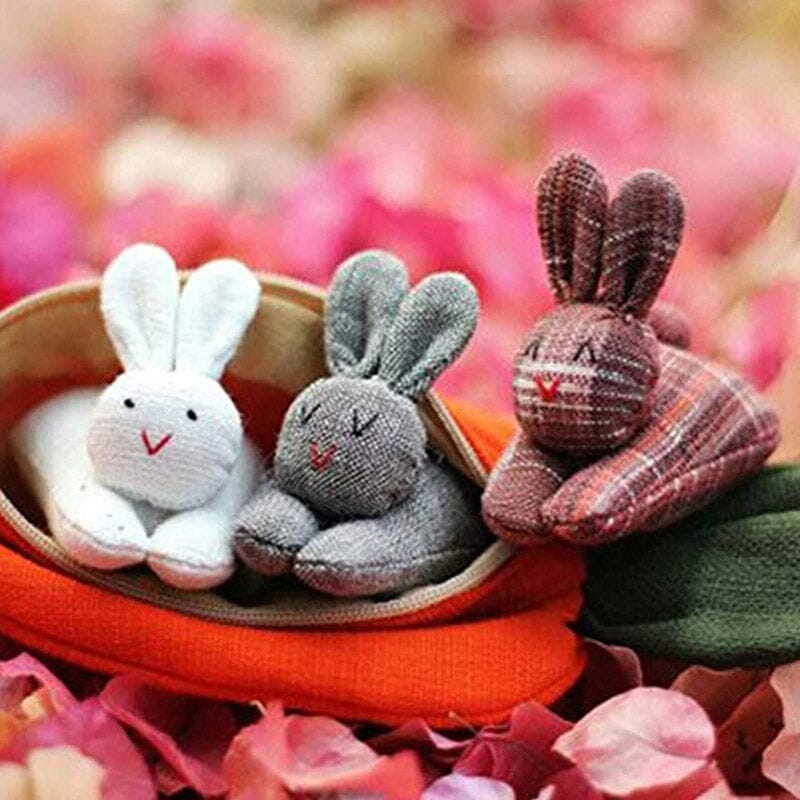 Kaniner i morot - Söt dekoration