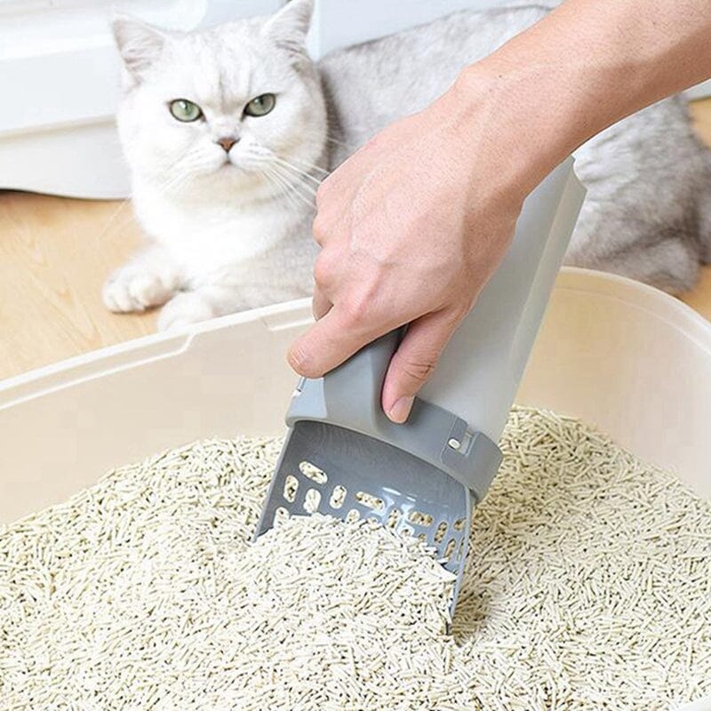 Kattsandsspade med Påse – Enkel och Hygienisk Kattlåde-Rengöring