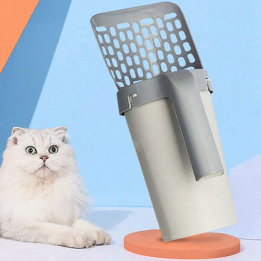Kattsandsspade med Påse – Enkel och Hygienisk Kattlåde-Rengöring
