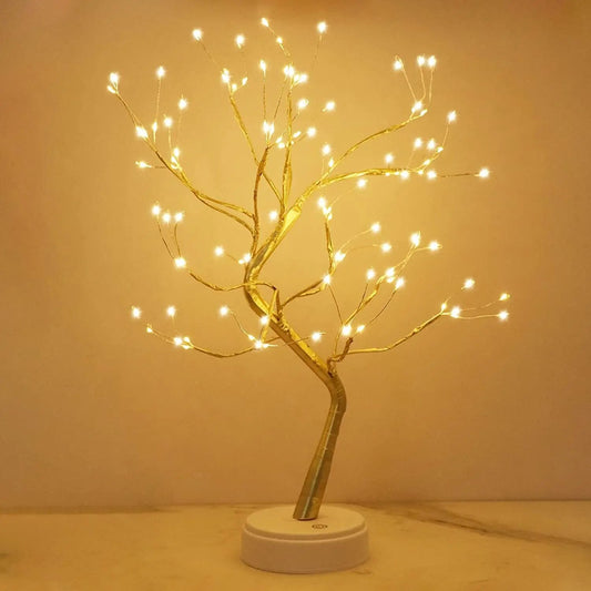LED Bonsai Trädbelysning – Dekorativ med 8 Ljuslägen