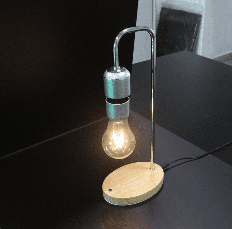 Svävande Bordslampa – LeviLamp™ Magnetisk LED-lampa med Trådlös Laddning