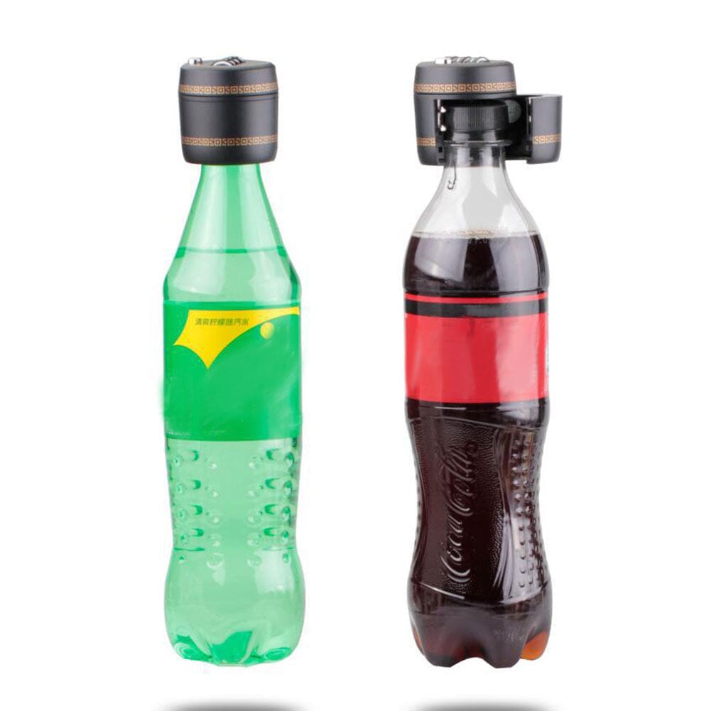 Lock med lösenord till flaska